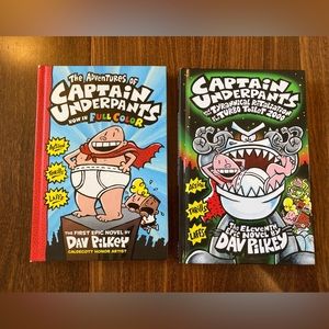 2 Captain Underpants Books
